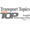 JTS EARNS TRANSPORT TOPICS RECOGNITION AS 2017 “TOP 50 Freight Brokerage Firm”